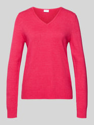 Regular fit shirt met lange mouwen van viscose in tricotlook model 'Viril' van VILA - 22