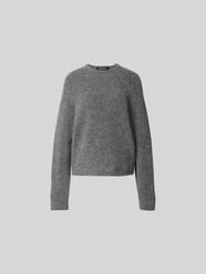 Pullover in Strick-Optik aus Alpaka-Mix von black palms - 17