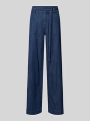 Straight Leg Jeans mit Bindegürtel Modell 'Sienna' von MAC Blau - 21