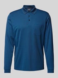 Regular Fit Poloshirt mit Brusttasche von RAGMAN Blau - 3