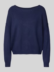 Gebreide pullover met diepe boothals van Review - 13