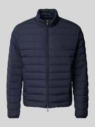 Steppjacke mit Label-Patch von Emporio Armani Blau - 41