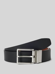 Leren riem met doornsluiting, model 'OLIVER' van Tommy Hilfiger - 1