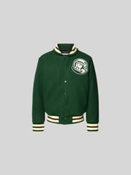 College-Jacke mit Druckknopfleiste von Billionaire Boys Club Grün - 7