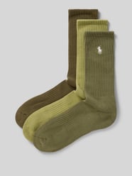 Skarpety z mieszanki bawełny w zestawie 3 szt. od Polo Ralph Lauren Underwear - 34