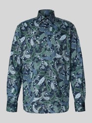 Koszula biznesowa o kroju modern fit z listwą guzikową od ETERNA - 40