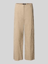regular fit wijde broek van katoen-linnenmix model 'MARINA' van Weekend Max Mara Beige - 22
