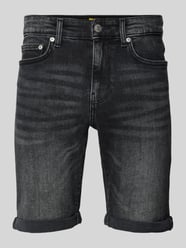 Slim Fit Jeansshorts im 5-Pocket-Design Modell 'PLY' von Only & Sons Schwarz - 16