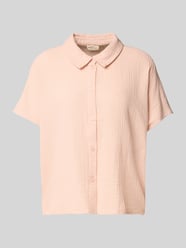 Boxy Fit Bluse aus reiner Baumwolle von Tom Tailor Denim Pink - 21