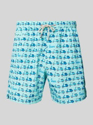 Regular Fit Badeshorts mit Leistentasche von MC2 Saint Barth - 28