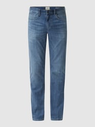 Jeansy o kroju regular fit ze streczem   od camel active Niebieski - 16
