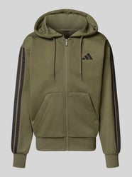Sweatjack met ritssluiting en kangoeroezak van adidas Sportswear - 34