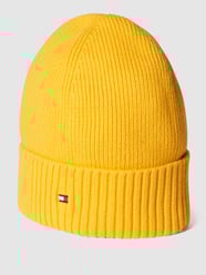 Mütze mit Logo-Stitching von Tommy Hilfiger Gelb - 2