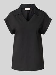 Blusenshirt mit V-Ausschnitt von Liu Jo White - 4