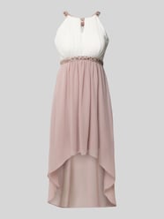 Cocktailkleid mit Ziersteinbesatz von Jake*s Cocktail Pink - 38