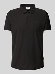 Poloshirt mit Label-Print Modell 'Alonso' von JOOP! Jeans Schwarz - 22