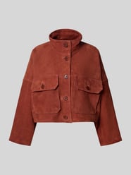 Jacke in Leder-Optik mit Pattentaschen Modell 'ARKLOW' von DRYKORN - 46