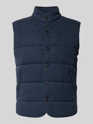 Kamizelka ze stójką i wyhaftowanym logo od Polo Ralph Lauren - 37
