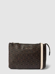 Umhängetasche mit Allover-Logo von CK Calvin Klein Braun - 20