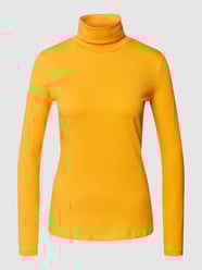 Shirt met lange mouwen en col van Esprit Oranje - 39