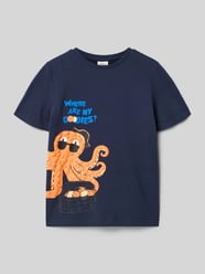 t-shirt o kroju regular fit z nadrukiem 3d z motywem od s.Oliver RED LABEL - 8