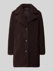 Płaszcz teddy z szerokim kołnierzem z połami od VERO MODA - 45