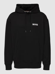 Hoodie mit Logo-Print Modell 'Sullivan' von BOSS Grau / Schwarz - 6