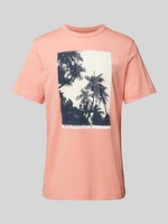 T-Shirt mit Motiv-Print von Tom Tailor Orange - 18