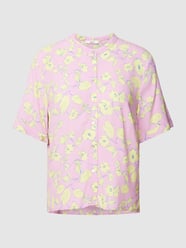 Blouse van viscose met bloemenprint van Jake*s Casual Roze - 21