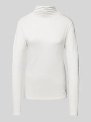 Longsleeve mit Stehkragen von monari Beige - 4