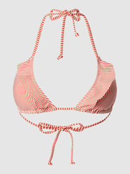 Bikini-Oberteil mit Rüschen Modell 'Striba Bel Frill' von Becksöndergaard Orange - 11