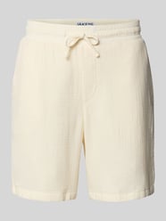 Regular Fit Shorts mit elastischem Bund von JAKE*S STUDIO MEN - 8