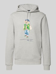 Hoodie mit Motiv-Print von Polo Ralph Lauren Grau - 5