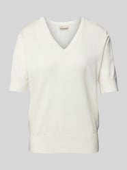 Strickshirt mit V-Ausschnitt Modell 'Katie' von FREE/QUENT - 48