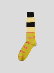 Socken mit Streifenmuster von Marni Gelb - 7