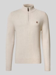 regular fit gebreide trui van zuivere wol van MCNEAL Beige - 35