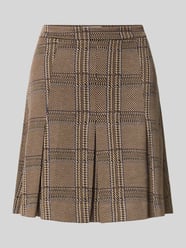 Spódnica mini z dodatkiem wiskozy z zakładkami typu boks pleat od Rich & Royal - 1