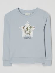 Sweatshirt mit Motiv  von Tom Tailor Blau - 28