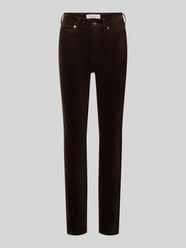 Regular Fit Hose mit Samtoptik von Marc O'Polo - 37