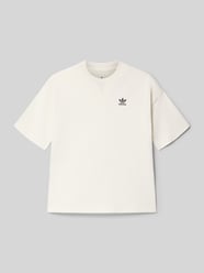 Regular Fit T-Shirt mit Logo-Stitching Modell 'Clow' von adidas Originals - 4