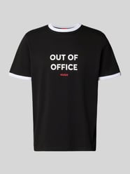 Regular fit T-shirt van puur katoen Model 'DOFFICE' van HUGO - 38