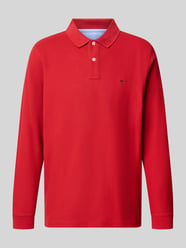 Regular Fit Langarm-Poloshirt mit Label-Stitching von Fynch-Hatton - 14
