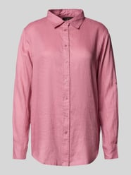 Regular fit linnen blouse met overhemdkraag, model 'KARRIE' van Lauren Ralph Lauren Fuchsia - 23