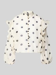 Boxy Fit Chiffon-Bluse mit Polka-Dots-Muster Modell 'DOROTHY' von VERO MODA - 6