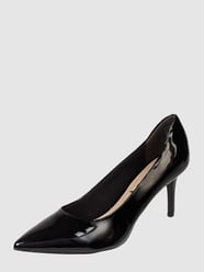 Pumps in leerlook  van Tamaris Grijs / zwart - 9