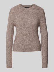 Pullover mit Rundhalsausschnitt von Vero Moda Braun - 32