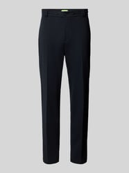Slim fit stoffen broek met persplooien model 'JUNO' van CINQUE - 3