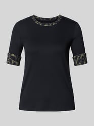 T-shirt met mouwomslagen van Marc Cain - 25