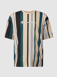 T-Shirt mit Streifenmuster von CHAMPION Beige - 2