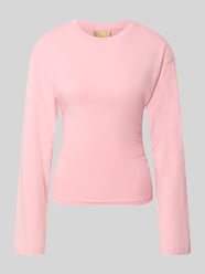 Longsleeve aus Baumwoll-Mix Modell 'Paloma' von JJXX Pink - 11